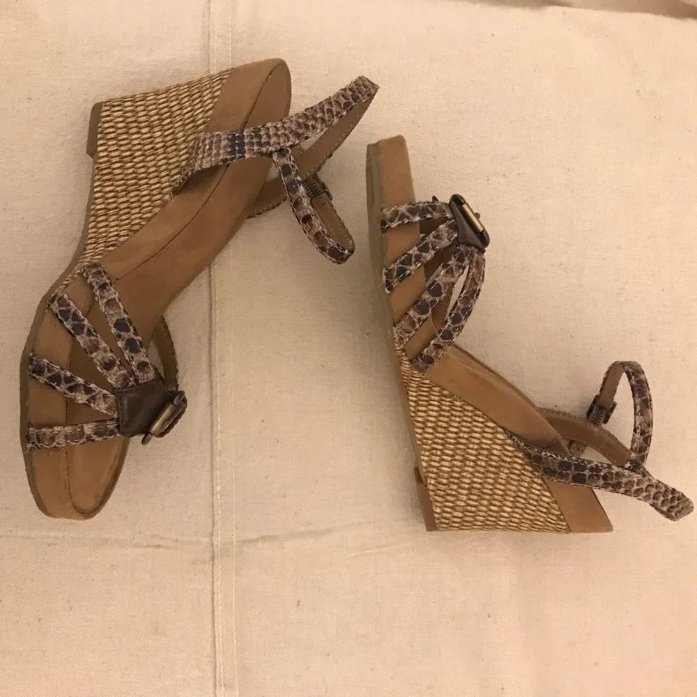 NEW Aerosoles Plush Around wedge sandal US 6.5M - Picture 5 of 7